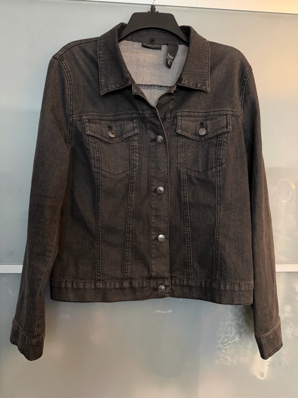 New York & Company Black Denim Jacket
Size 14